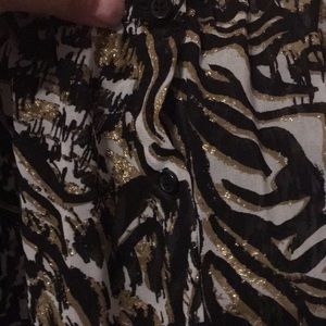 H&M Tiger Print Blouse